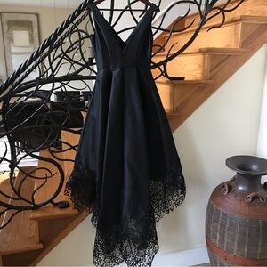 Betsy and Adam Black Lace Dress Size 8